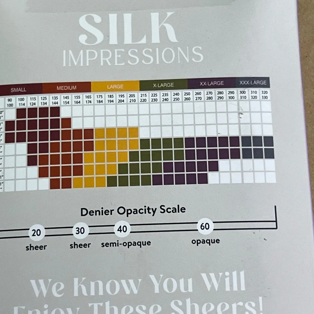 Silk Impressions XXXL Beige Sheer 3X Shimmer Pantyhose 2 Pair 20 Denier‎